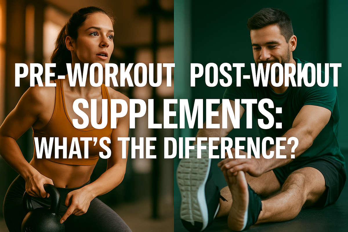 Pre-Workout vs. Post-Workout Supplements: What’s the Difference?