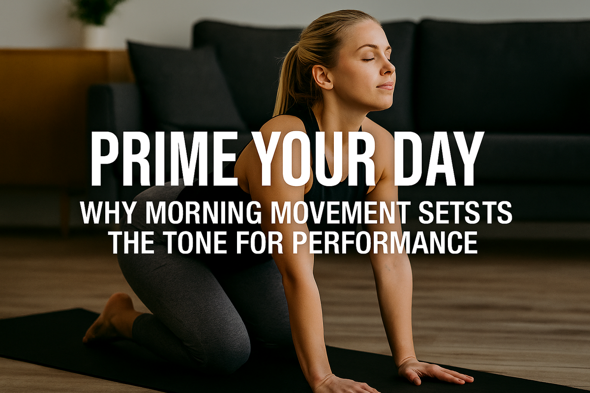 Prime Your Day: Why Morning Movement Sets the Tone for Performance