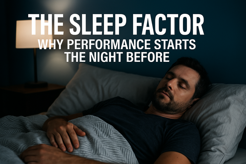 The Sleep Factor:  Why Performance Starts the Night Before